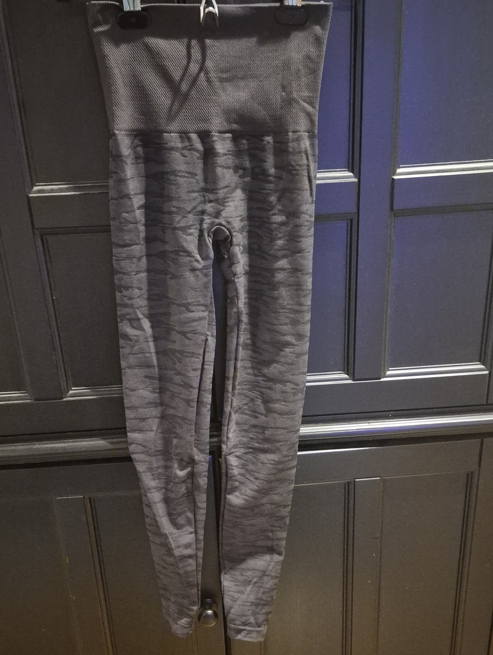 Love Your Assets Spanx High-Waist Black Camo Leggings